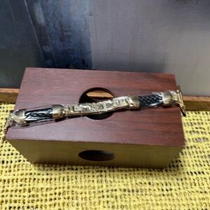 iPhone Leather bracelet watch band.